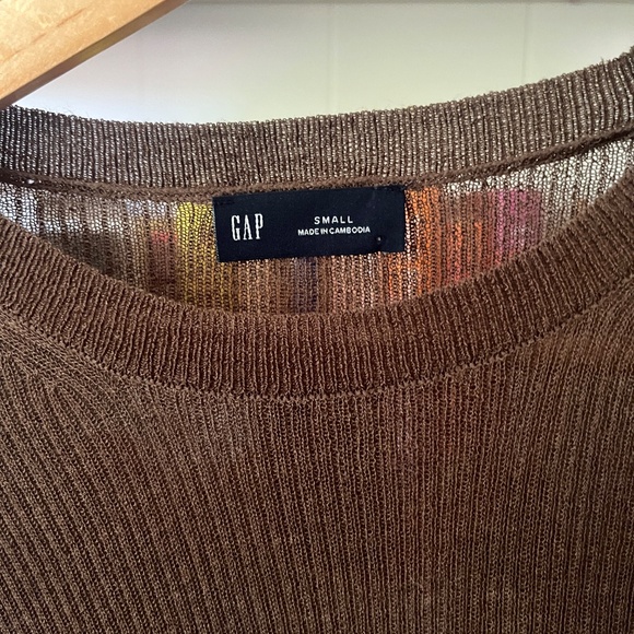 GAP Sheer Rib Sweater (size: Small) - Picture 3 of 4